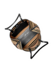 Kate Spade New York Avalon Medium Striped Woven Tote Bag Black