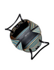 Kate Spade New York Avalon Medium Striped Woven Tote Bag Navy
