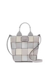 Kate Spade New York Basket Metallic Mini Tote Platinum Grey