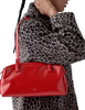 Kate Spade New York Billie Shiny Leather Shoulder Bag Ks Bright Red