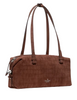 Kate Spade New York Billie Suede Croc Shoulder Bag Chocolate Truffle