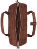 Kate Spade New York Billie Suede Croc Shoulder Bag Chocolate Truffle