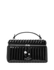 Kate Spade New York Blair Shiny Quilted Vanity Crossbody Black