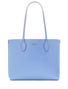 Kate Spade New York Bleecker Autumn Paisley Pop Large Tote Genie Blue