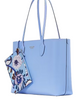Kate Spade New York Bleecker Autumn Paisley Pop Large Tote Genie Blue