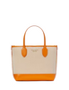 Kate Spade New York Bleecker Canvas Medium Crossbody Tote  Turmeric Root 