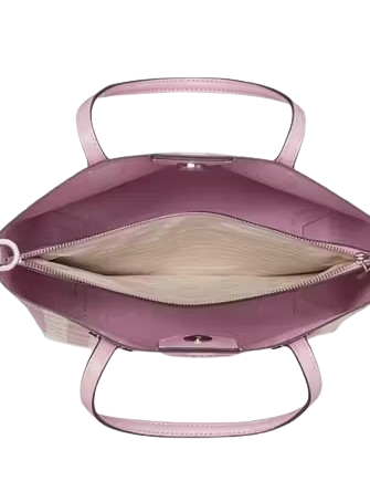 Kate Spade New York Bleecker Gingham Medium Crossbody Tote  Berry Cream 