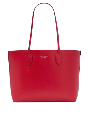 Kate Spade New York Bleecker Pixel Hearts Large Tote Cherry Rouge