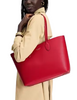 Kate Spade New York Bleecker Pixel Hearts Large Tote Cherry Rouge
