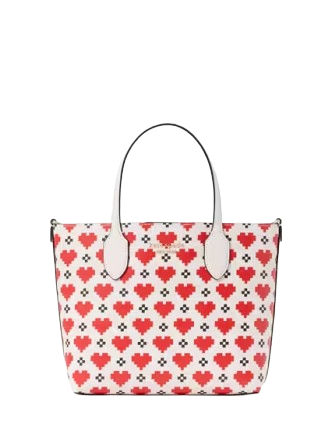 Kate Spade New York Bleecker Pixel Hearts Medium Crossbody Tote