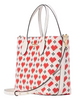 Kate Spade New York Bleecker Pixel Hearts Medium Crossbody Tote