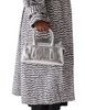 Kate Spade New York Bond Crinkle Metallic Leather Mini Bag Silver