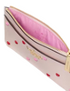 Kate Spade New York Boxed Madison Heart Studs Large Slim Card Holder Powdered Sugar