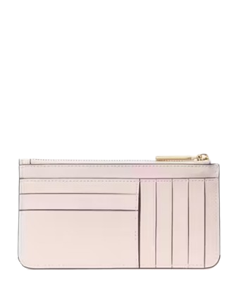 Kate Spade New York Boxed Madison Heart Studs Large Slim Card Holder Powdered Sugar