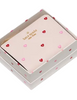 Kate Spade New York Boxed Madison Heart Studs Small L-Zip Wallet Powdered Sugar