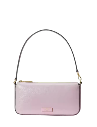 Kate Spade New York Bridget Crinkle Patent Convertible Wristlet Lilac Moonlight