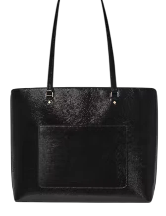 Kate Spade New York Bridget Crinkle Patent Large Tote Black