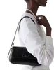 Kate Spade New York Bridget Crinkle Patent Small Flap Shoulder Black
