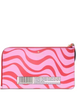 Kate Spade New York Bubble Gum Medium L-Zip Wristlet Pink Red