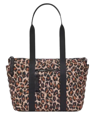Kate Spade New York Camden Spotted Leopard Medium Tote Brown