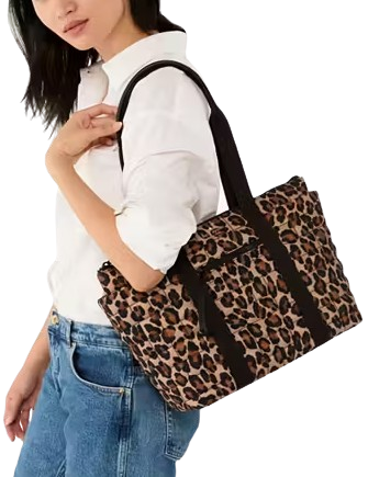 Kate Spade New York Camden Spotted Leopard Medium Tote Brown