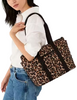 Kate Spade New York Camden Spotted Leopard Medium Tote Brown
