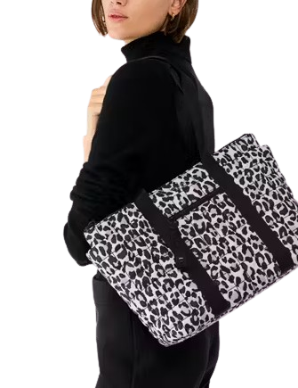 Kate Spade New York Camden Spotted Leopard Medium Tote Violet Mist
