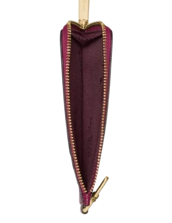 Kate Spade New York Card Case Lanyard Dark Raspberry