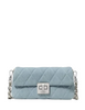 Kate Spade New York Carey Denim Wallet On Chain Blue