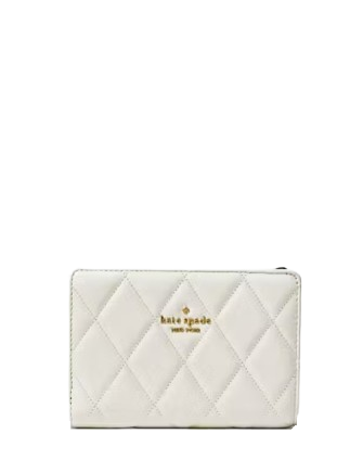 Kate Spade New York Carey Medium Compact Bifold Wallet Meringue
