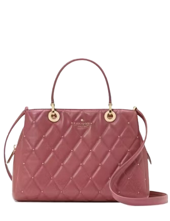 Kate Spade New York Carey Quilted Medium Sullivan Satchel Pomegranate