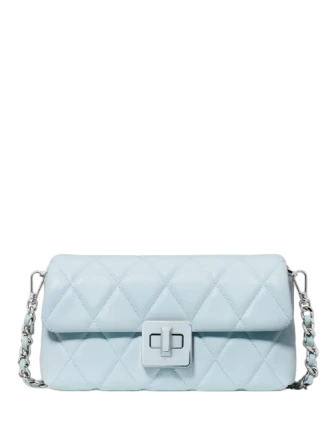 Kate Spade New York Carey Quilted Mini Crossbody Crisp Sky