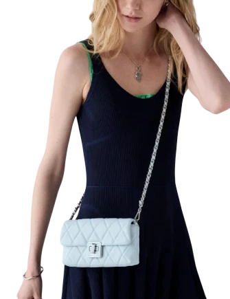 Kate Spade New York Carey Quilted Mini Crossbody Crisp Sky