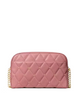 Kate Spade New York Carey Quilted Studded Chain Camera Bag Pomegranate