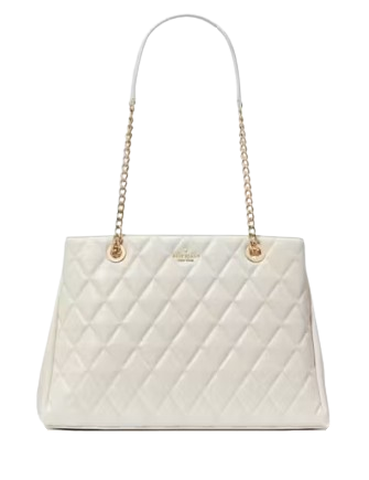 Kate Spade New York Carey Quilted Tote Meringue