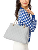 Kate Spade New York Carey Quilted Tote Stone Path