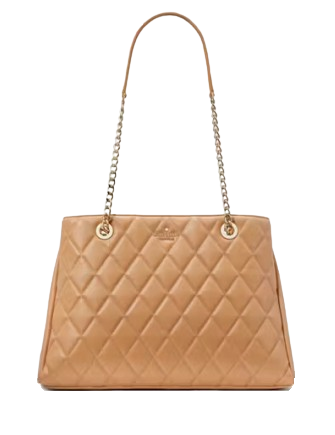 Kate Spade New York Carey Quilted Tote Tiramisu Mousse