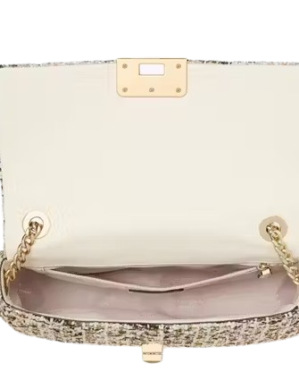 Kate Spade New York Carey Tinsel Tweed Medium Flap Shoulder Bag Kate Spade New York Carey Tinsel Tweed Medium Flap Shoulder Bag