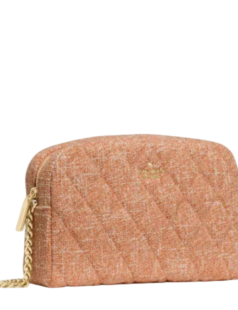 Kate Spade New York Carey Tweed Mini Camera Bag Orange Jasper