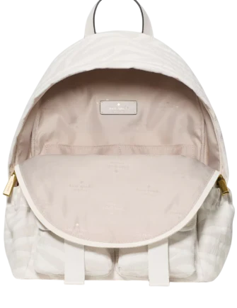 Kate Spade New York Carter Carter Zebra Cargo Backpack Natural