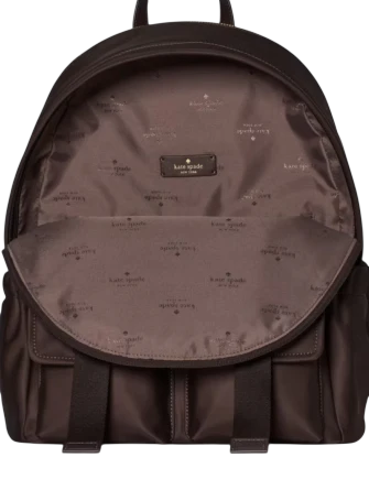 Kate Spade New York Carter Ksnyl Cargo Large Backpack Hot Fudge