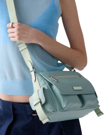Kate Spade New York Carter Ksnyl Cargo Messenger Bag  Aventurine 
