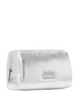 Kate Spade New York Carter Metallic Cosmetic Pouch Silver 