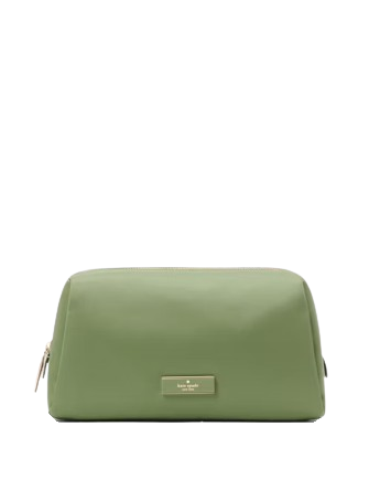 Kate Spade New York Carter Nylon Cosmetic Pouch Cedar Stand