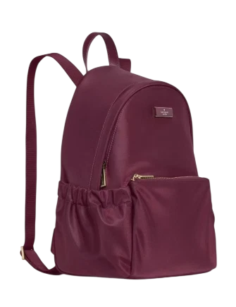 Kate Spade New York Carter Nylon Dome Backpack Deep Cherry