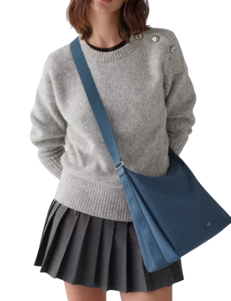 Kate Spade New York Carter Nylon Large Convertible Crossbody Bluestone