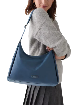Kate Spade New York Carter Nylon Large Convertible Crossbody Bluestone