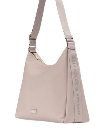 Kate Spade New York Carter Nylon Large Convertible Crossbody Cozy Grey