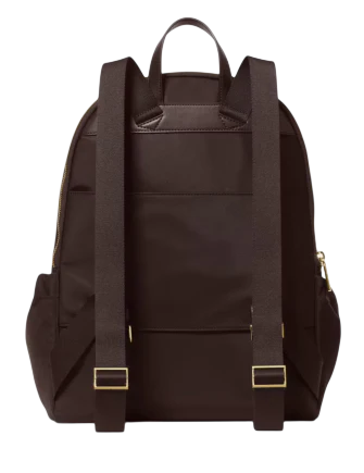 Kate Spade New York Carter Nylon Large Dome Backpack Hot Fudge
