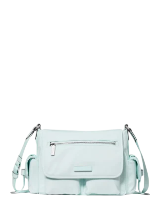 Kate Spade New York Carter Nylon Messenger Cargo Crossbody Bag Crisp Sky